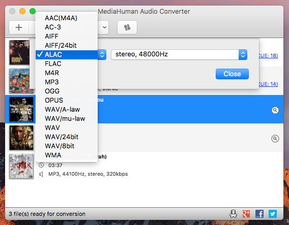 best audio files for mac